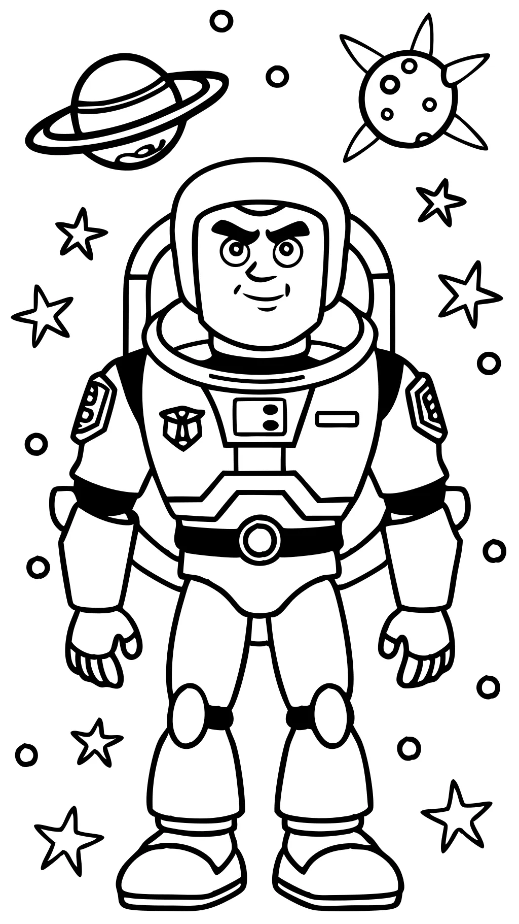 coloriages de Buzz Lightyear